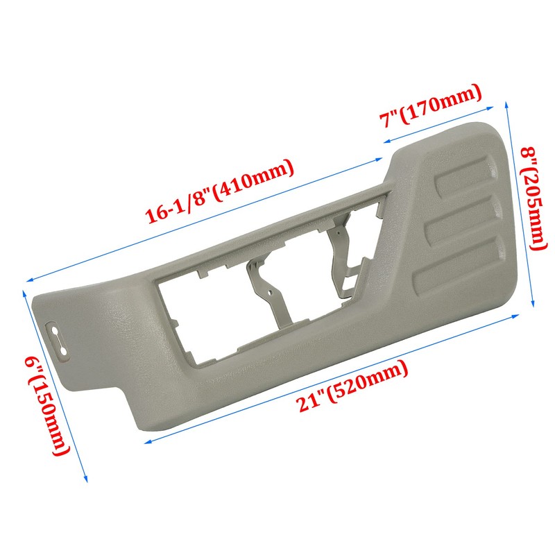 HECASA Front Driver Seat Panel Trim Compatible with 2008-2010 F250