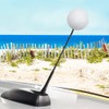 Coolballs Plain White Eva Foam Car Antenna Ball/Car Antenna Topper/Eva