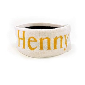 CONNETIC Henny Headband White Gold Embroidered Logo Adult Headband (White)