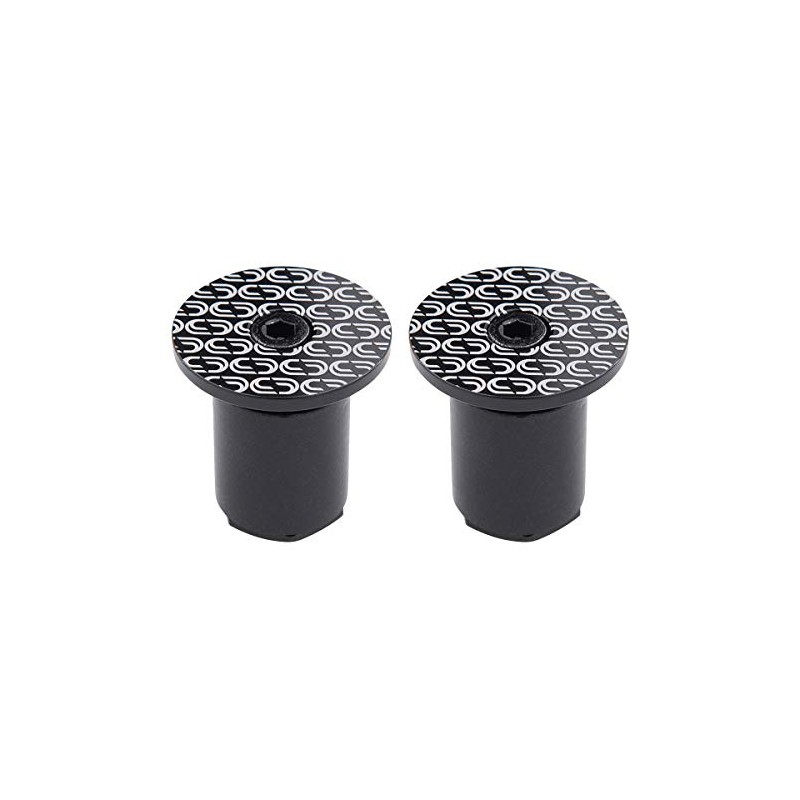 Deda Elementi Loop Bar-End Plugs, Black