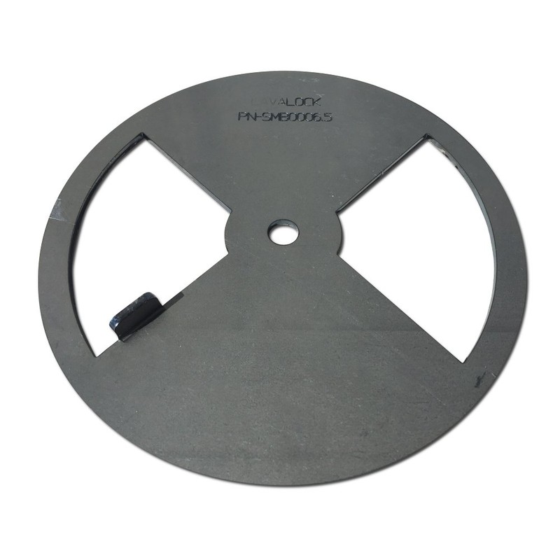 LavaLock® Smoker Pinwheel BBQ air Damper Pit Grill Vent, Steel