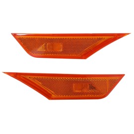 Honda Side Marker Turn Signal Light Lamp Left and Right Set Civic Hatchback Sedan US Specifications FK7 FK8 FC1 CIVIC Type R Custom Parts General Purpose External Product (Amber Lens)