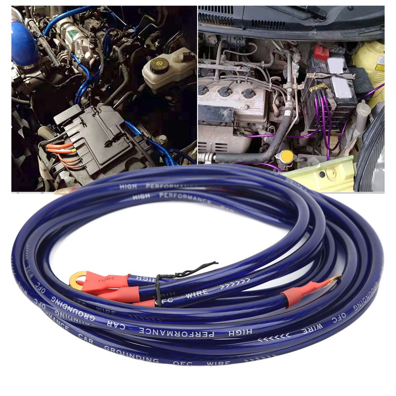 5pcs Pure Copper Battery Inverter Cable Flame Retardant Universal for