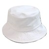 DECKY Cotton Unstructured Polo Style Floppy Bucket Hat (Large/XL, White)