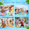 12 Pack Reusable Water Balloons, Squeeze Self-Sealing Quick Fill Silicone