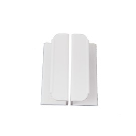 eTech4Us 2 Pack White Replacement Door Handles Compatible with Yardmaster Outsunny Metal Sheds and Others