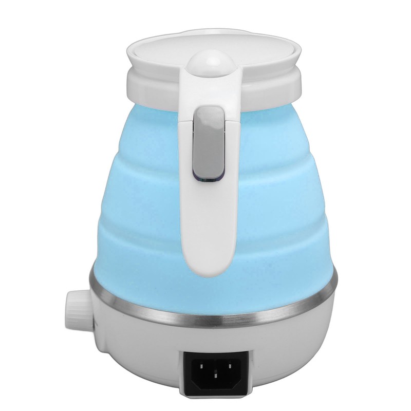 850W Foldable Electric Kettle 600ml Silicone Auto Power Off Collapsible