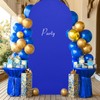 Royal Blue Spandex Fitted Wedding Arch Stand Cover 7.2FT Round