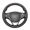 MEWANT Stitch On Custom Fit Steering Wheel Cover for Toyota