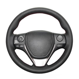 MEWANT Stitch On Custom Fit Steering Wheel Cover for Toyota RAV4