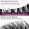 Natural Lashes Strips Wispy Eyelashes with Clear Band 2 Pairs