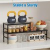 HI NINGER Set of 2 42-72 cm Expandable Cabinet Shelves,
