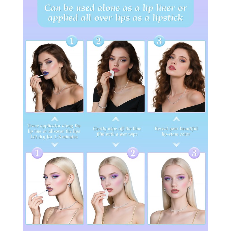 Berinist Lip Stain Masque Lip Liner Stain Long Lasting Waterproof