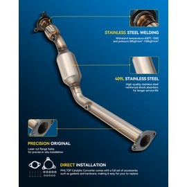 PHILTOP Catalytic Converter Kit Direct-Fit Compatible With Chevy, 2005-2007 Cobalt/G5 2.2L, 2005-2007 HHR/Ion 2.2/2.4L OE Replace OE 54807, 642780, 50374 (EPA Compliant)