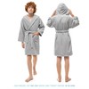 Twinzen Children's Bathrobe with Hood 100% Oeko-Tex Cotton Children's Bathrobe