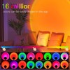 UanTii Tuya Smart Sunset Lamp Wireless Bluetooth Sunset Projector RGB