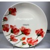 Mikasa Keira Red Poppy Salad Serving Bowl 8.5" New NWT