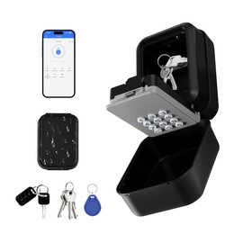 Smart Schlüsselbox - Schlüsseltresor mit Zahlencode unterstützt TTLock APP und PIN-Code Schlüsseltresor, Wetterfest Schlüsselsafe ür Haus Garage Wohnung, Ferienunterkunft