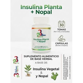 Insulina Planta + Nopal Cápsulas 60
