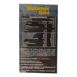Glutamax Gold 60tab Omega3 Glutámico Complejo Vitaminac