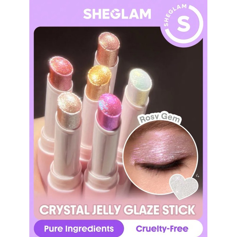 Sheglam Barra De Glaseado De Gelatina De Cristal Color Rosy