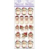 Violette Stickers Santa Faces