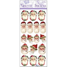 Violette Stickers Santa Faces