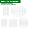 winemana 12 Set Garden Plant Protector Cage, 16x12 in Metal