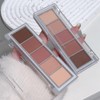 Mivota 5Color Matte Eyeshadow Palette, Neutral Cool-Toned Taupe Eye Shadows,