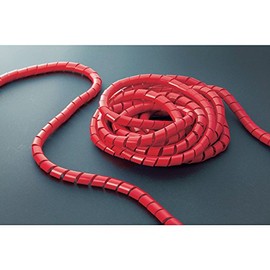 TRUSCO(トラスコ) スパイラルチューブ10m 結束径3.0~25.0 赤 TSP4R