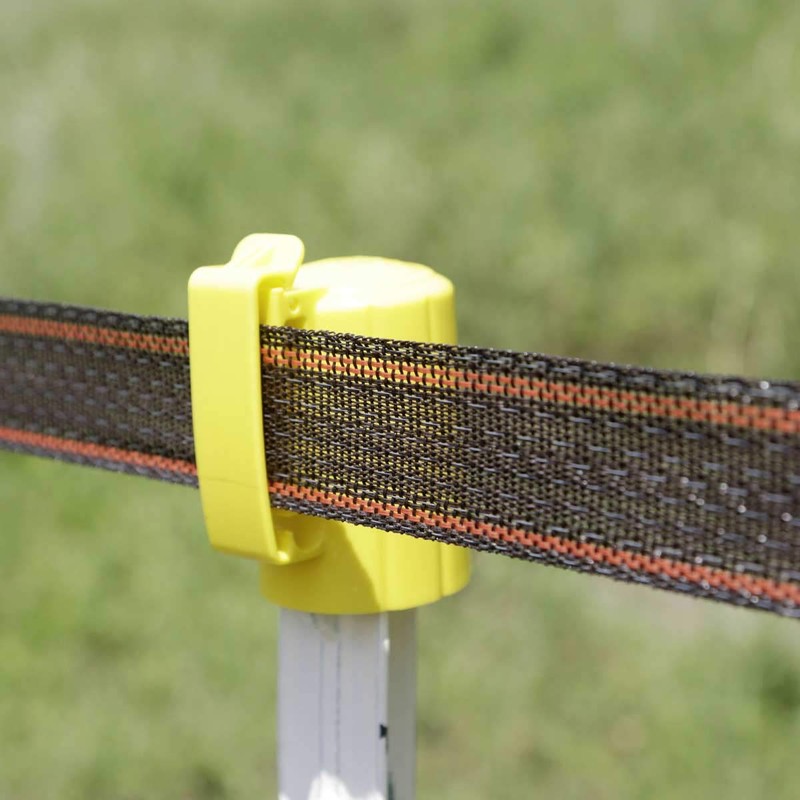 Agrarzone 10 x Head Insulator for T-Posts Yellow - Robust
