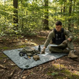 Wholesale Lightweight Tactical Camping Blanket Waterproof Thermal Poncho Liner for Outdoor AdventuresModel Number: 08183&18049 ACU