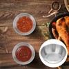 Operitacx 6Pcs Stainless Steel Metal Bowl Steel Plates Mini Stainless