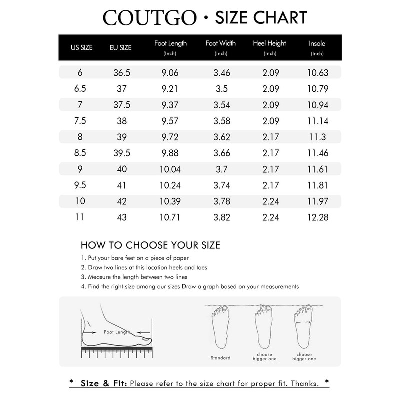 Coutgo - Zapatos de tacón para mujer, con correa de