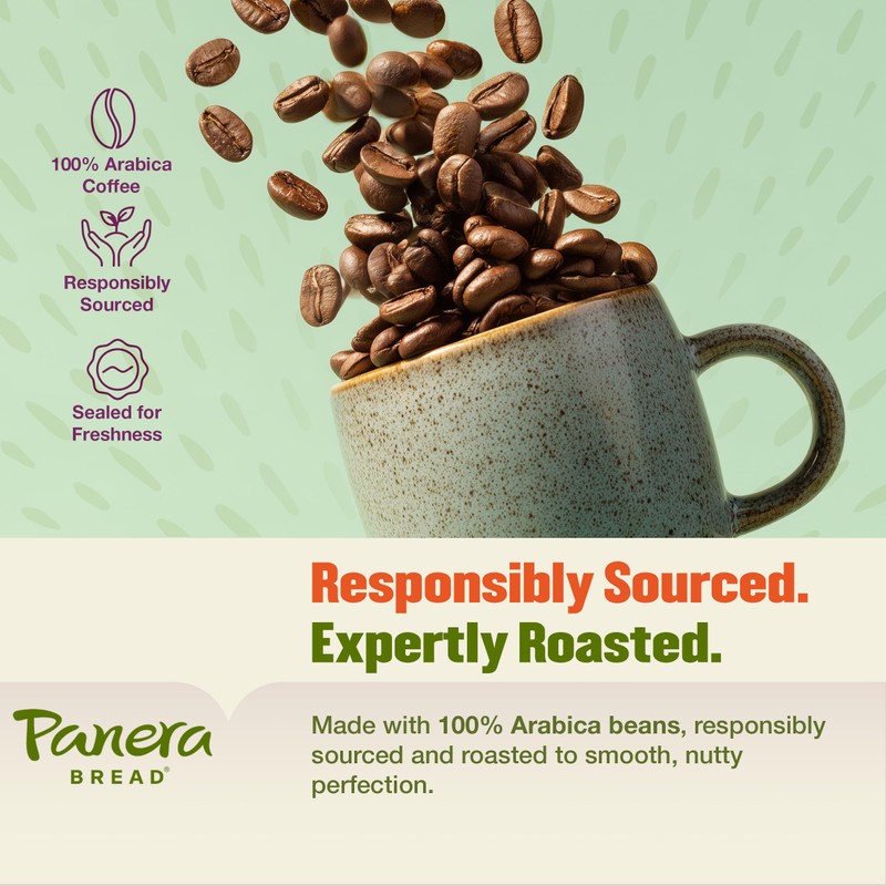 Panera Bread Cinnamon Roll Coffee Cups - Medium Roast Single