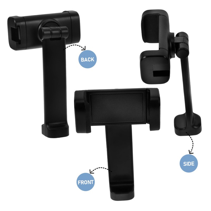 KICHOUSE Smartphone Tripod Mount Adapter Rotating Phone Holder for Vertical