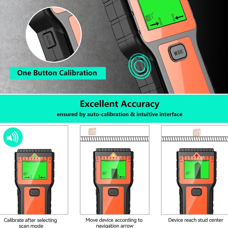 Stud Finder Wall Scanner - 8 in 1 Stud Detector