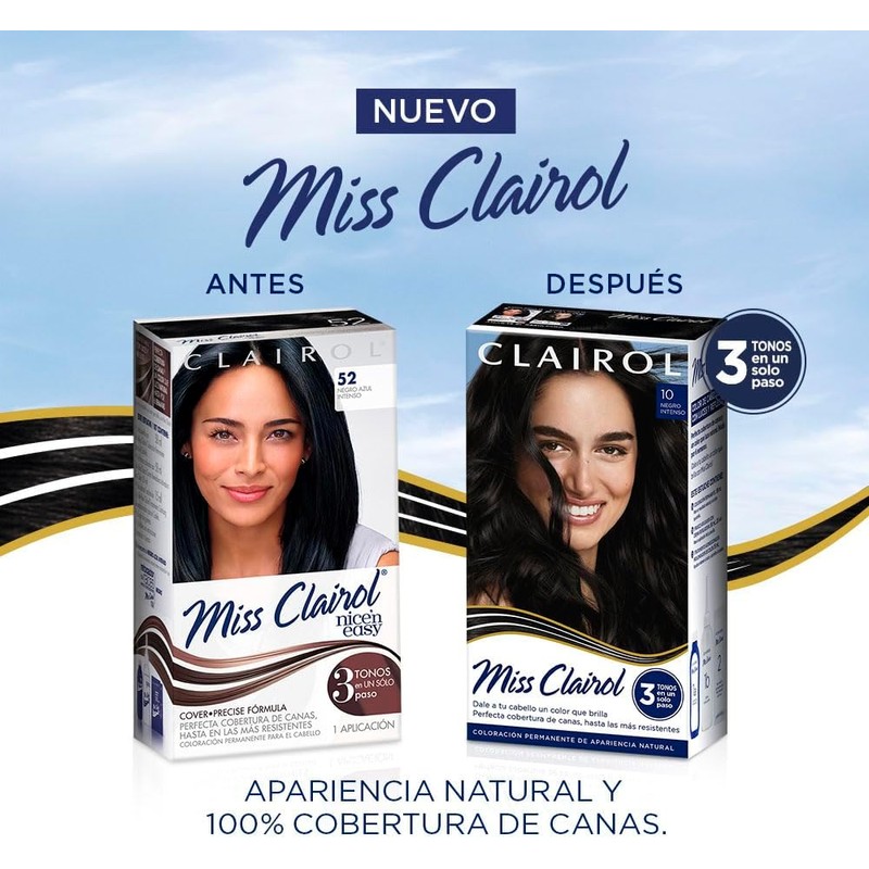 Miss Clairol Tinte Permanente 10 Negro Intenso