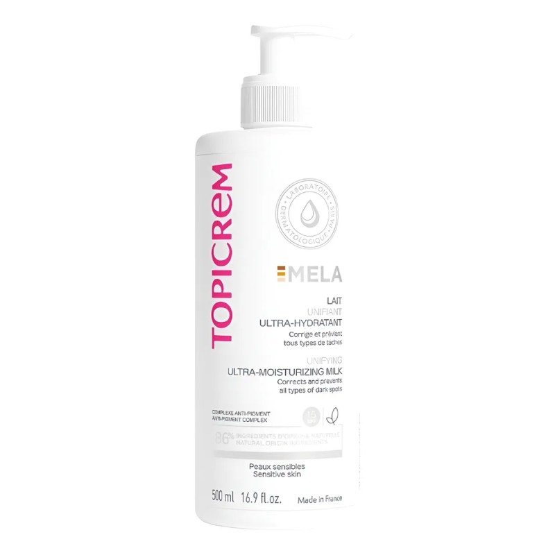 Topicrem Mela Leche Aclarante Ultra- Hidratante - 500 Ml