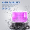 1-Pcs Purple LED Beacon Lights for Funeral Escort Truck Vehicles
