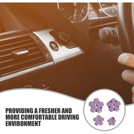 Difusor de Aromas para Carro Clip de Ventilación Metálico de Flores Margarita de 5 Pétalos, Decoración Interior Elegante y Ambientador para Mujeres, Pack de 12 Piezas
