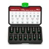 EMENTOL 3/8" Drive Impact Socket Set, Semi-Deep Sockets, 13 Pieces,