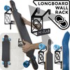 MEOLLO Longboard rack wall mount (100% Steel) (black)