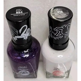 Sally Hansen Lot Of  Sally Hansen Miracle Gel Step 1 #894 Good Is Great #918 Blanc Canvas