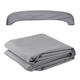 Bimini Top Fabric Replacement Canvas Canopy，4 Bow Bimini Top Cover for Boat with Storage Boot,600 D Anti-UV Waterproof Bimini Top Canopy Without Frame