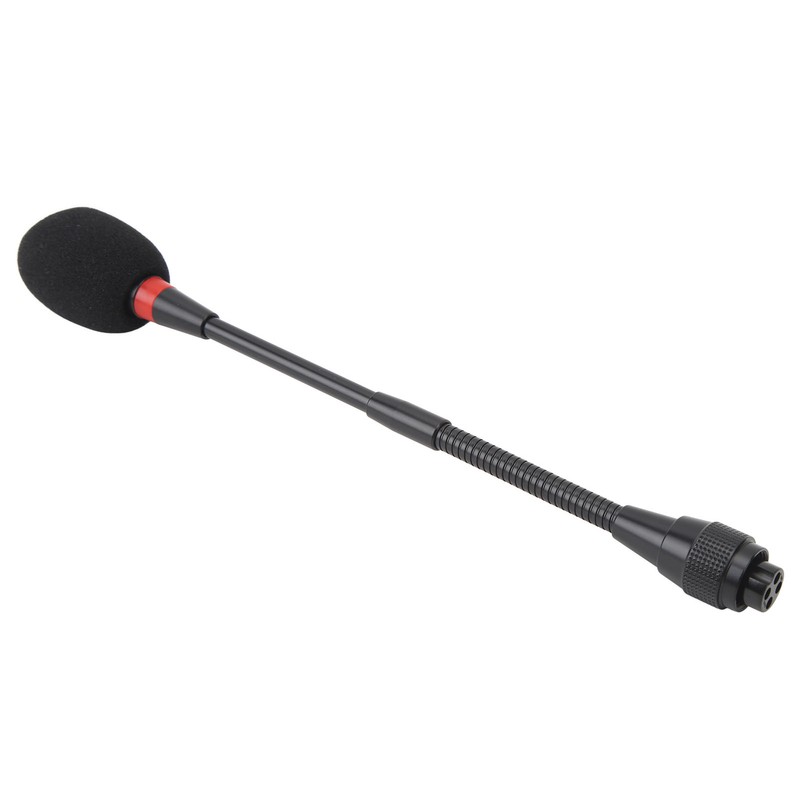 Gooseneck Microphone Clear Sound Transmission 25CM Gooseneck Podium Microphone for