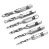 6Pcs Taps HSS Hex Shank Screw Thread Combined Tapping Drill