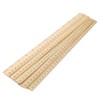 MUKCHAP 144 Pack Wooden Ruler, 12 Inch Straight Ruler, 30cm