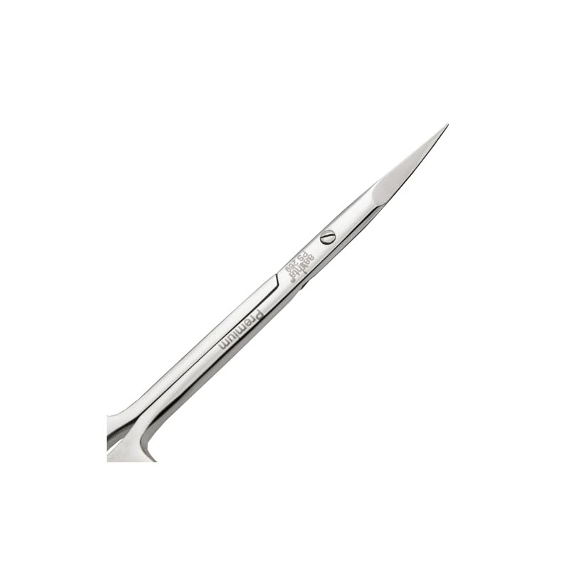 Tijera Punta Fina Curva Para Manicure Aashta Premium PS-269
