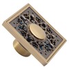 Floor Drain Metal Squared Retro Style Water Drainage Shower Drain